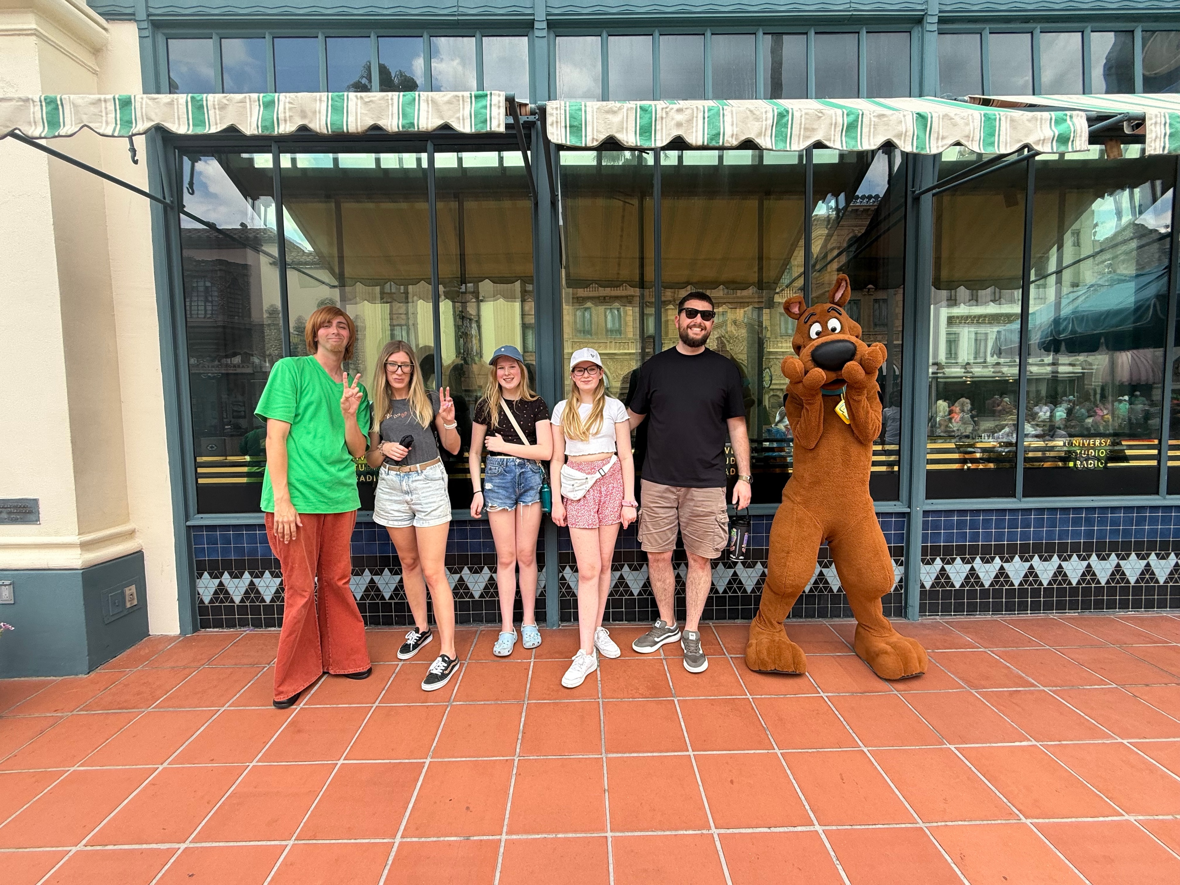 Theme park entrance gates