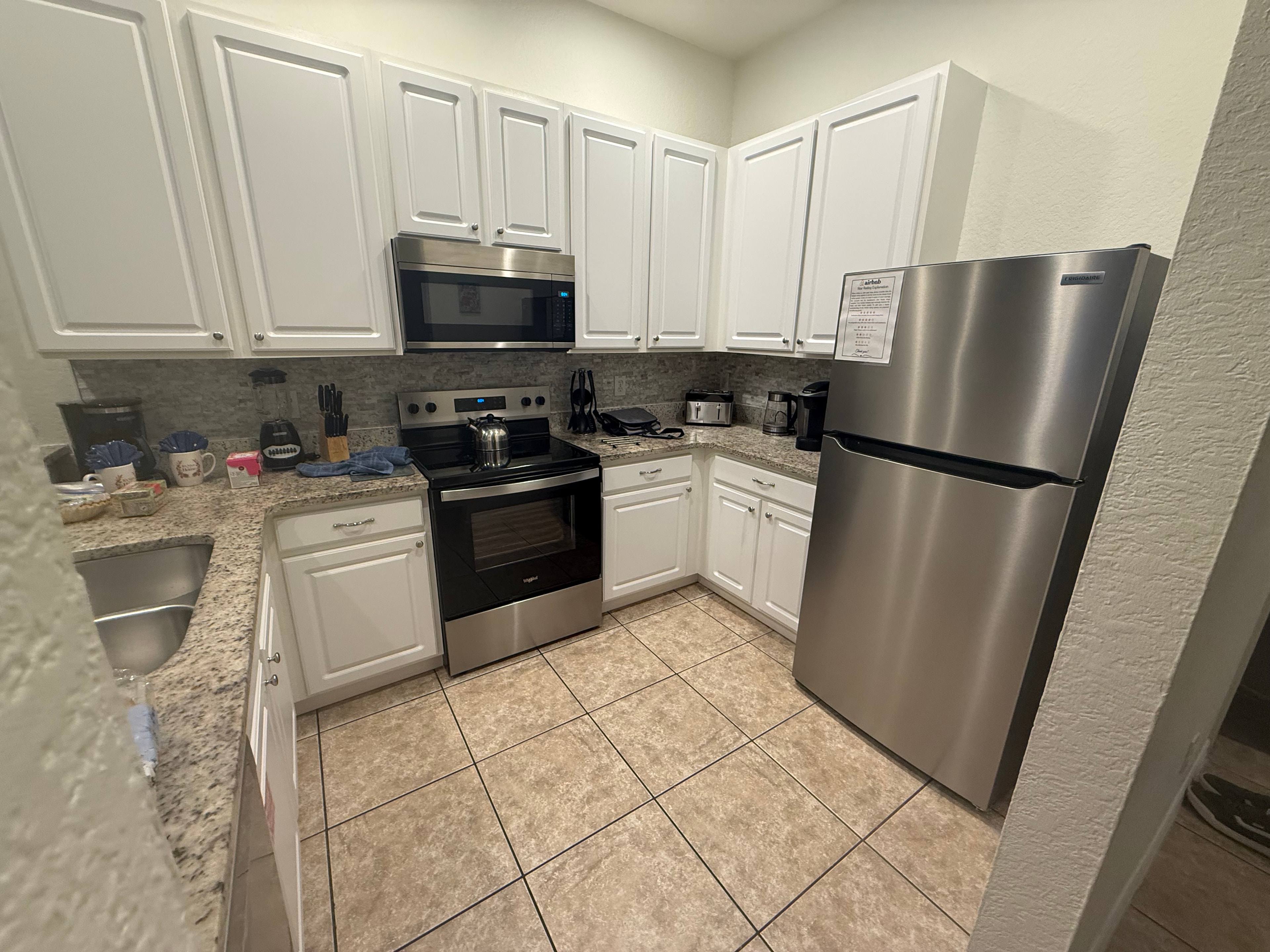 Spacious condo interior at Bahama Bay